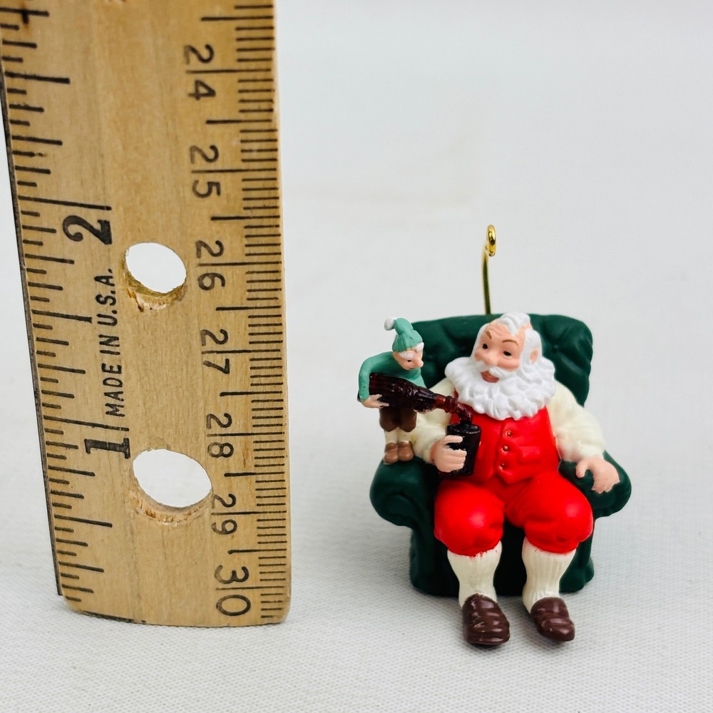 Hallmark Coca-Cola Time Santa Elf Coke Miniature Ornament Christmas Keepsake - Picture 5 of 6